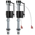 Saillong 2 Pack Toilet Fill Valve Replacement, Height Adjustable Universal Toilet Tank Flusher Replacement Kit, Leak-Proof Easy Install Fill Valve Repair Kit