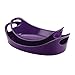 Rachael Ray Stoneware 1.25- and 2.25-Quart Bubble & Brown Oval Baker Set, Purple
