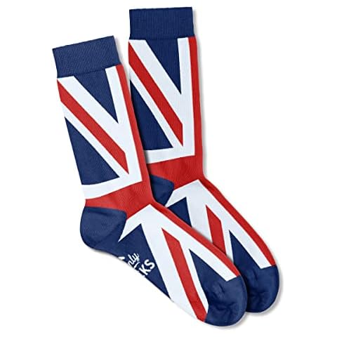 Men's Union Jack Design Socks Gift Cover