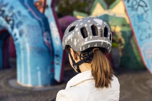 Kask rowerowy ABUS Youn-I 2.0 ze światłem dla dzieci, nastolatków i młodych dorosłych - dla dziewczynek i chłopców