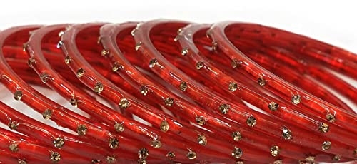 Indian Traditional Glass Bangles Pack of 12 Small Size