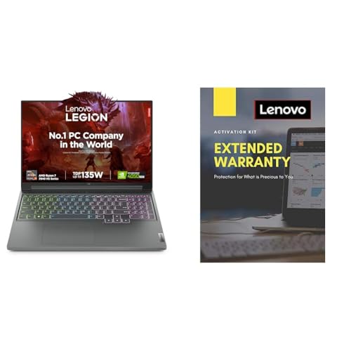 Image of Lenovo Legion Slim 5 AI Powered Ryzen 7 7840HS | AMD NVIDIA RTX 4050 6GB (16GB RAM /512GB SSD /16 Inches (40.64cm) /14 2 Year Extended Warranty with Onsite Service(5WS0K75724)