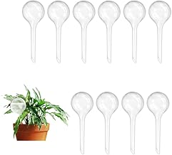 10pcs Plant Watering Bulbs Self Watering Globes Garden Watering Bulbs Automatic Plant Watering Globes Transparent Indoor Plant Sprinklers