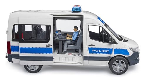 Bruder MB Sprinter Vehículo Policía con Luz y Sonido miniatura 4