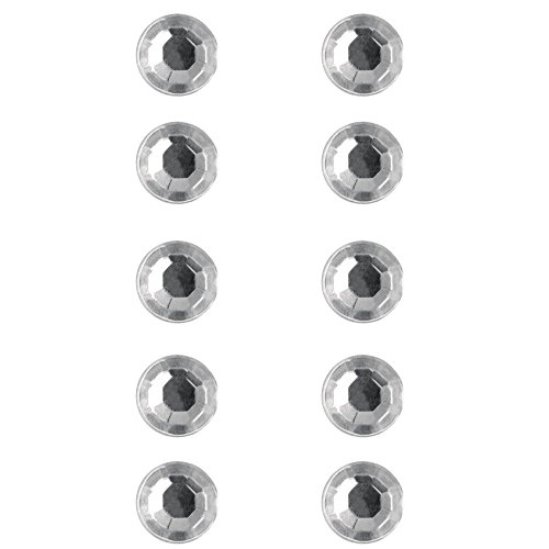 RAYHER HOBBY 1531937 Plastic Crystal Self Adhesive Diamante 5 mm Self-Service Bag/Pack of 80