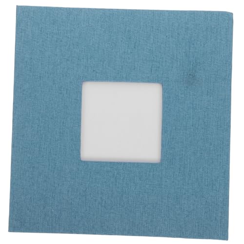 Healeved 20sheets Large Self Adhesive Burlap Cover Photo Alb