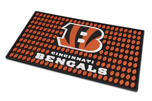 The Memory Company Officially Licensed Team Logo Bar Mat, Cincinnati Bengals
