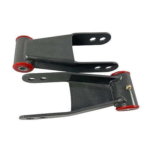 IBESTWOLF 2" Rear Lowering Drop Shackles Kit Suspesnion Shackles for 1997-2003 Ford F-150 2WD 4WD by IBESTWOLF - Used condition - Image 2