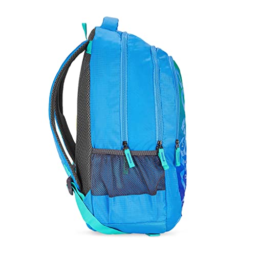 Image of Skybags Riddle Gradient Blue 46 Cms Casual Backpack with Raincover