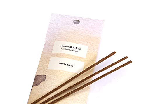 JUNIPER RIDGE All-Natural Campfire Aromatic Incense Gift Set - No Synthetic Fragrance - 2 White Sage, Desert Pinon, Douglas Fir, Sweetgrass & California Juniper - 6-Pack, 20 Sticks Each - Thumbnail 5