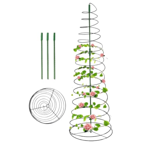 Tutor en espiral impermeable para evitar la caída de tomateras 2