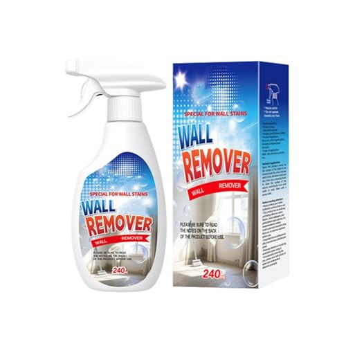 Wandreiniger Wall Cleaner Remover Spray Wandreiniger Fliesenreiniger für Wände Bad Dusche Wall Cleaner Spray for Bathroom Walls Tiles 1 Stück