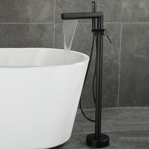 Robinet de baignoire sur pied cascade pour créer un espace bien-être à la maison