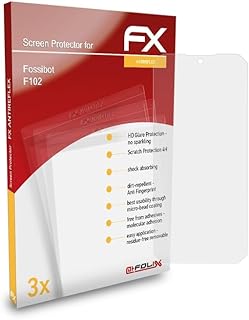 atFoliX Screen Protector compatible with Fossibot F102 Screen Protection Film, anti-reflective and shock-absorbing FX Protector Film (3X)