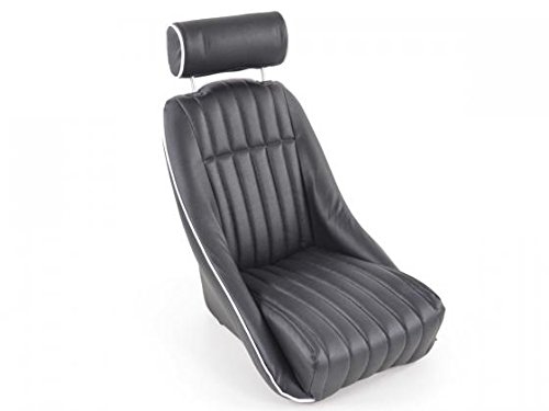 FK vintage autostoelen kuipstoelen in een retro-look grijs