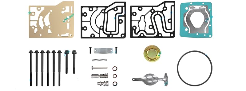 Robur Bremse Air Brake Compressor Repair Kit with The Plate Kit for PACCAR MX13 / 2121411/2139800 / 912 218 000 0/912 218 002 0