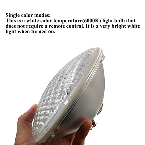 Monsing Koud wit 6000K zwembadverlichting PAR56 36W LED zwembadverlichting inhang onderwater vervanging 300W halogeen… - Image 4
