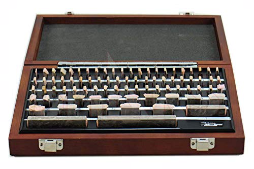Shars Grade AS-1 Rectangular Gage Block Set with NIST traceable Certificate 81 Pieces 303-5309C L)