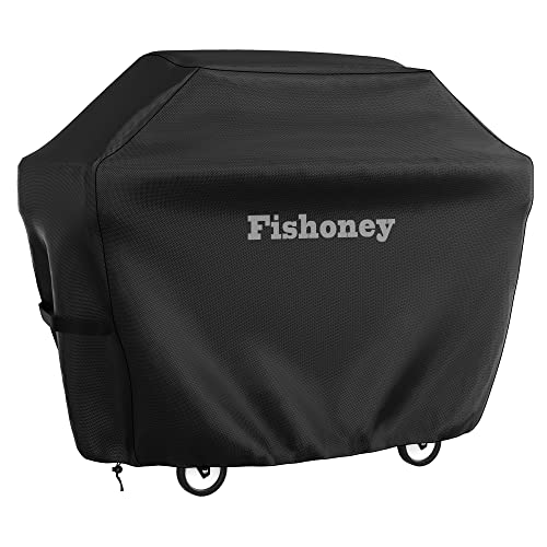 Fishoney Housse Barbecue, Housse Plancha, Bache Barbecue,Bache Barbecue Exterieur, Housses pour Barbecue, Housse De Protection Barbecue,House Barbecue Exterieur, 210D Housse De Barbecue (145x61x117cm)