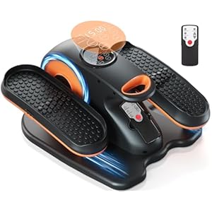 Under Desk Elliptical Machine, Ellipse Exerciser as Seen on TV for Seniors with Remote Control & 12 Adjustable Speeds, Elliptical Machine for Home