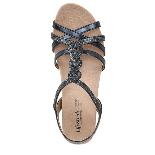 LifeStride Women's Miami Wedge Sandal Lux Navy 7.5 M by LifeStride - Used condition - Image 6