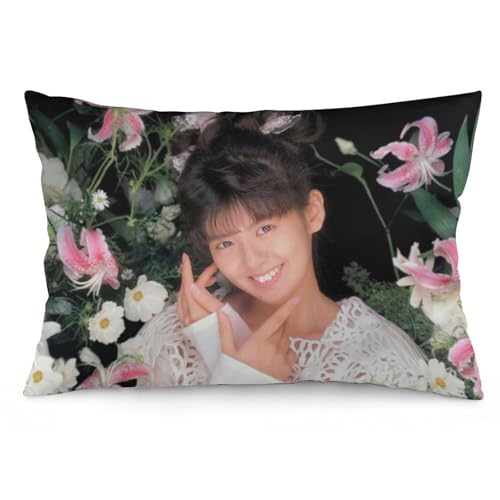 南野陽子 39 枕カバー ロング枕カバー 両面印刷 柔らかく生地 横寝用抱き枕 向き寝 室内装飾 20"x30"