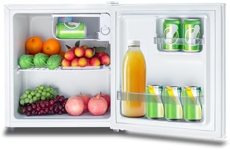 Kühlschrank 46L, Mini Kühlschrank Weiß, Leise Kühlschrank Klein 2...