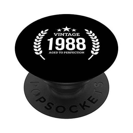 34 cumpleaños 34 años Bday Present 1988 Regalos de cumpleaños PopSockets PopGrip Intercambiable