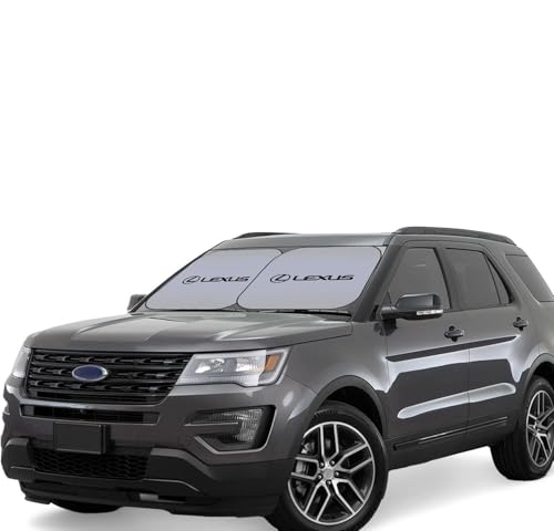 レクサス (2)(1) 車用サンシェード サンバイザー 日よけ 紫外線対策 カーサンシェード 四季兼用 車用品 折畳み 便利 遮光 断熱 吸盤4個付