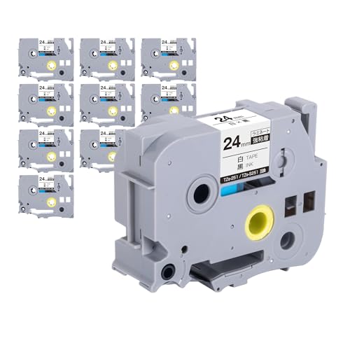 �u���U�[�p �s�[�^�b�` ���~�l�[�g�e�[�v TZe-S251 TZe-S251 24mm ���e�[�v ������ ���S�� 10�Z�b�g �݊����x�� �e�[�v�J�[�g���b�W �e�[�v�J�Z�b�g TZe �e�[�v PT-9700PC PT-9800PCN PT-P900W PT