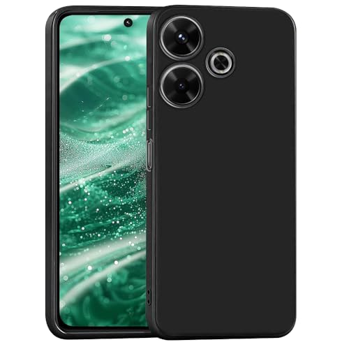 Image of Back Cover for Mi Redmi 13 5G / 4G / Poco M6 Plus 5G | Full Camera Protection | Premium Liquid Silicon Case | Flexible Bumper Case for Mi Redmi 13 5G / 4G / Poco M6 Plus 5G (Black)