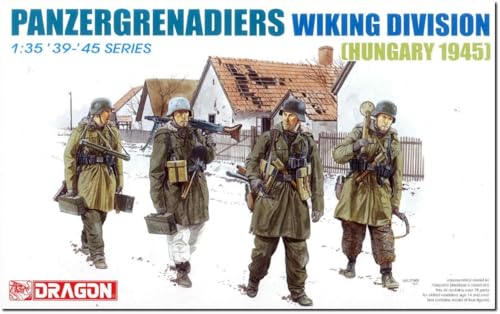 プラッツ ドラゴン 1/35 WW2 ドイツ 武装親衛隊 装甲擲弾兵 ヴィーキング師団 冬季装備 ハンガリー1945 プランモデル DR6194 (人)のサムネイル