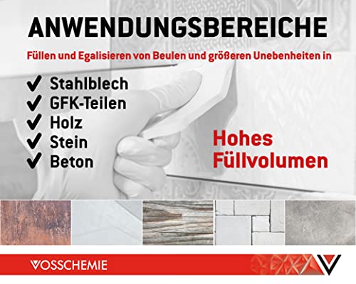 Vosschemie 154.377 KK-Plast Füllspachtel, 1KG