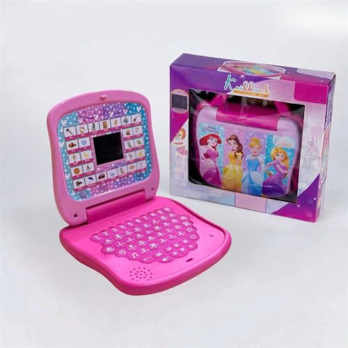 Image of Educational Toy Laptop for Kids - LTS Princess Theme Learning Computer with Alphabet, Numbers, Music & Phonics - Fun Interactive Pre-School Educational Birthday Gift for Girls Ages 3+(Pink)