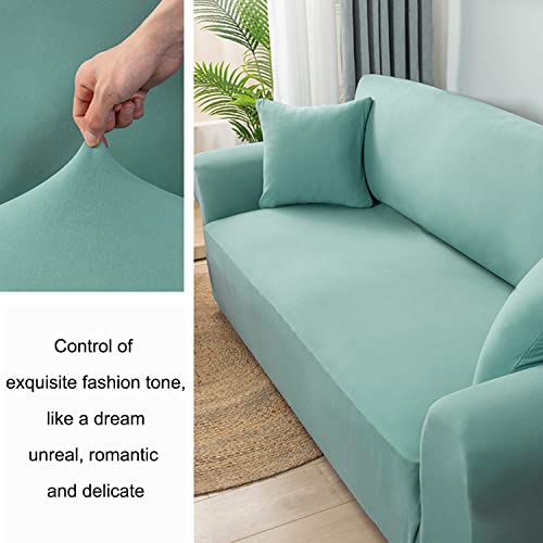 Housse de canapé extensible universelle violette 1 place fauteuil