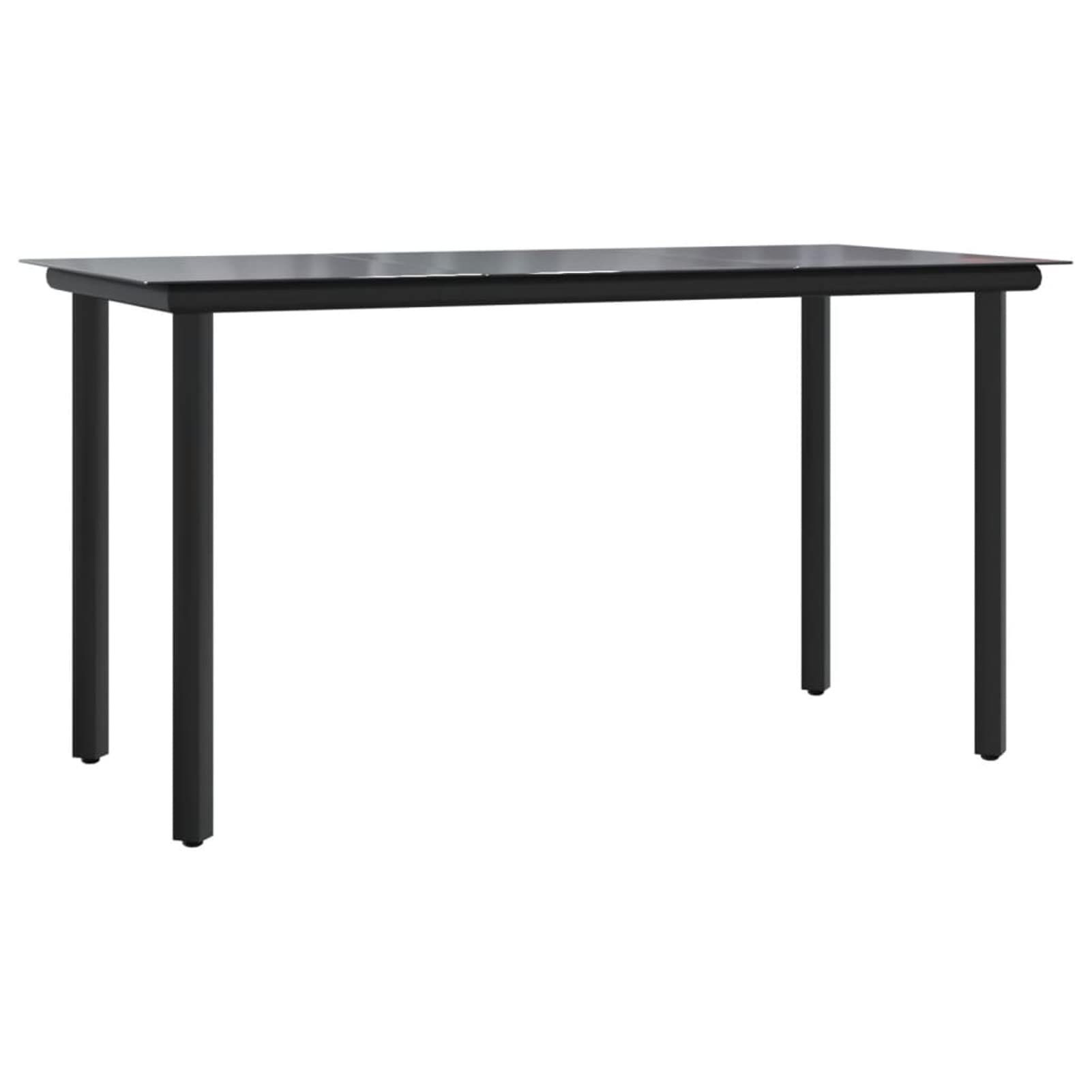 3185157 Set da Pranzo da Giardino 5 pz Nero con Cuscini in Polyrattan Testata in Legno,Testata Letto Matrimoniale Muebles Dormitorio Spalliera Letto Testiere per Letto Matrimoniale