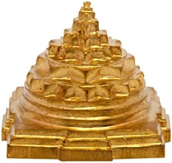 Ankita Gemstones Meru Shree Yantra In Brass 6", Brass Shree Yantra 6"