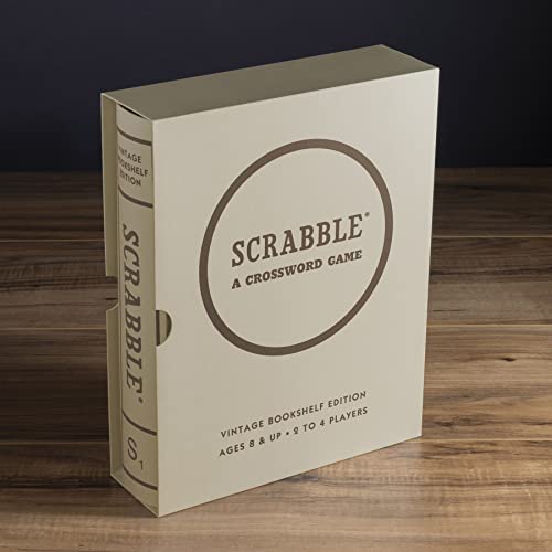Winning Solutions Scrabble Linen Book Vintage Edition Board Game