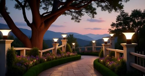 Image of Lyse Decor Gate Lights for Outdoor Waterproof, Gate Lamps for Main Gate, Pillar Light, Farmhouse Boundry Light and Decorative Outdoor Lamp (GL55, Pack of 2)