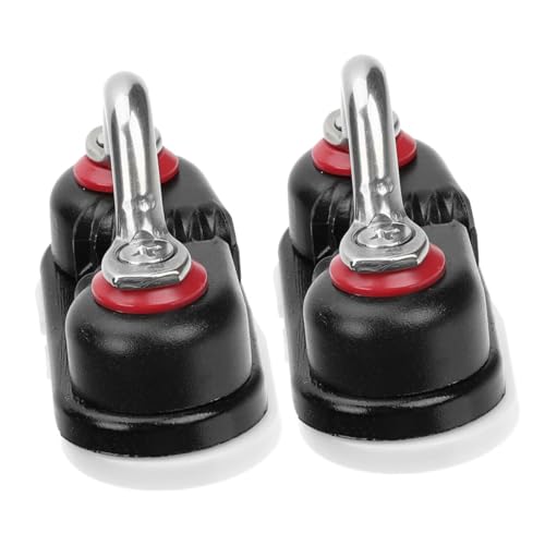 GOOHOCHY 2 Pack Boat Cam Cleats 8 Inch Aluminum Alloy Marine Line Cleats Anchor Rope Lock Kayak Yacht Boat Accessory