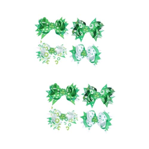 Épingles à cheveux en ruban Saint-Patrick lot de 2 barrettes vertes fête