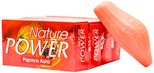 Nature Power Papaya Aura Soap 4 Pieces X 125 gm