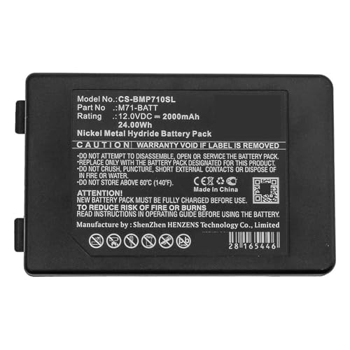 Batería De Impresora Portátil, Compatible Con Brady BMP71