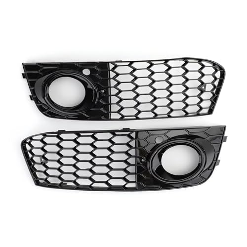 Parrilla antiniebla 8KD807682 negra para parachoques delantero de Audi A4 B8 2011 a 2012