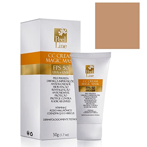 PEEL LINE CC CREAM MAGIC MASK FPS50 BEGE MÉDIO 50GR