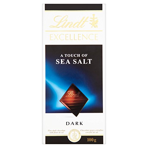 Original Lindt Excellence Dark with a Touch of Sea Salt Imported From The UK England