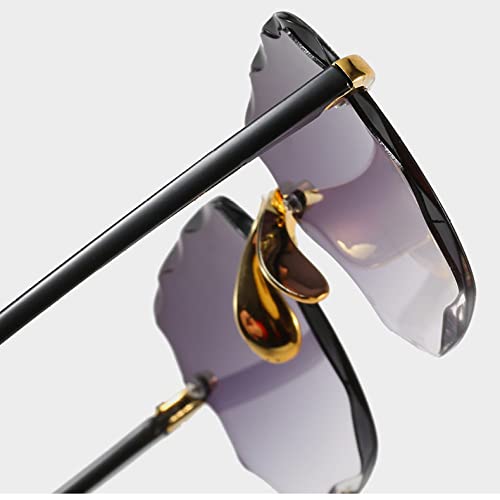 Rimless Sunglasses Women Summer Glasses Sun glasses For Men UV400 Shades3