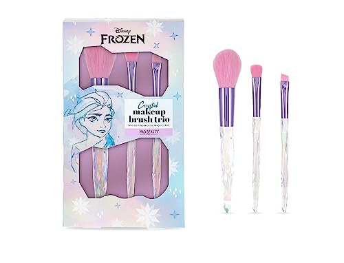 Frozen Elsa Cosmetic Brush Set Icy Touch Disney, multicoloured