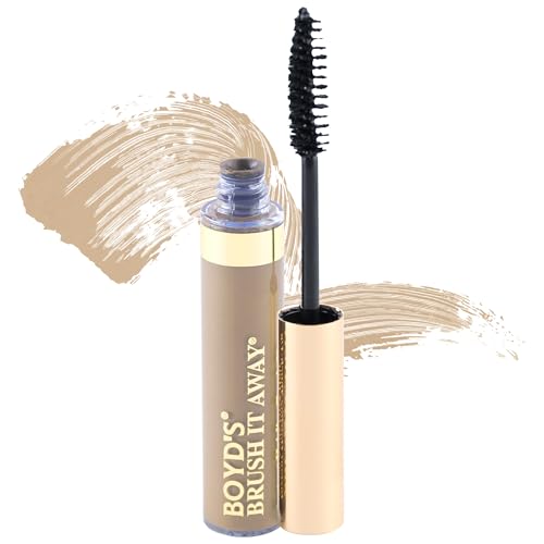 Boyd’s Brush It Away | Grey Hair Root Touch Up for Women & Men | Temporary Hair Color Mascara | Quick-Dry Water-Resistant Concealing Formula | Blonde
