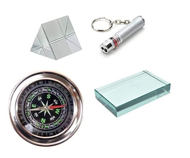 Buy ERH India Science Experiment DIY Kit Equilateral Glass Prism, Glass